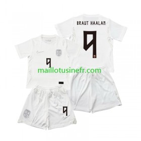 Maillot de Foot Norvège Braut Haaland 9 World Cup Troisième 2026 - Enfant